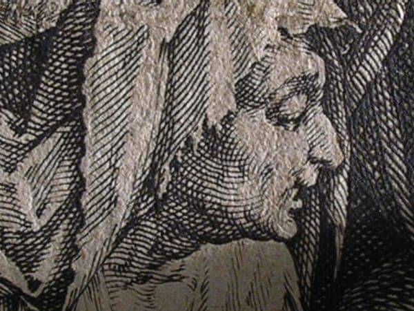 Kupferstich Kreuzschraffur