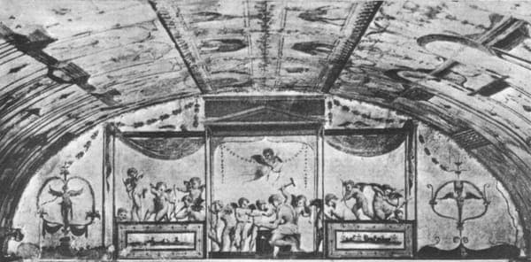 Loggetta del cardinal bibbiena, fucina di vulcano