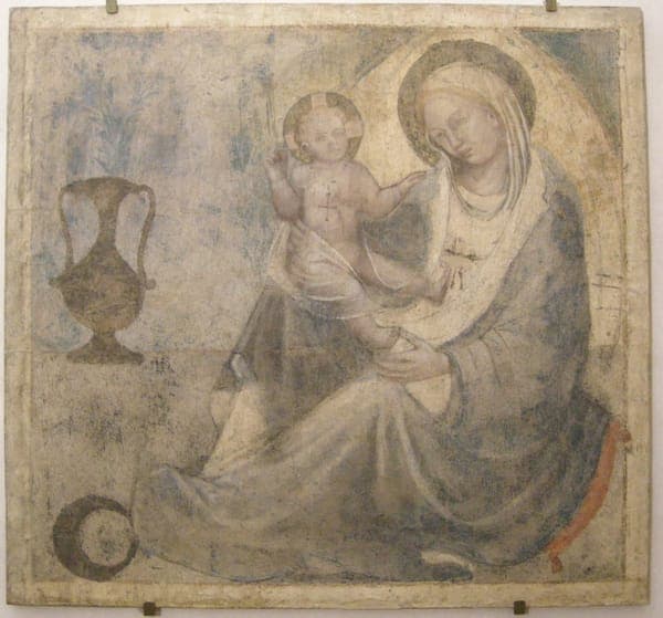 Lorenzo monaco (attr.) madonna dell'anfora