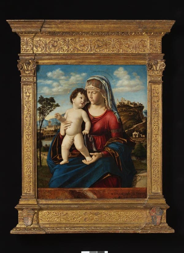 Madonna and Child in a Landscape
