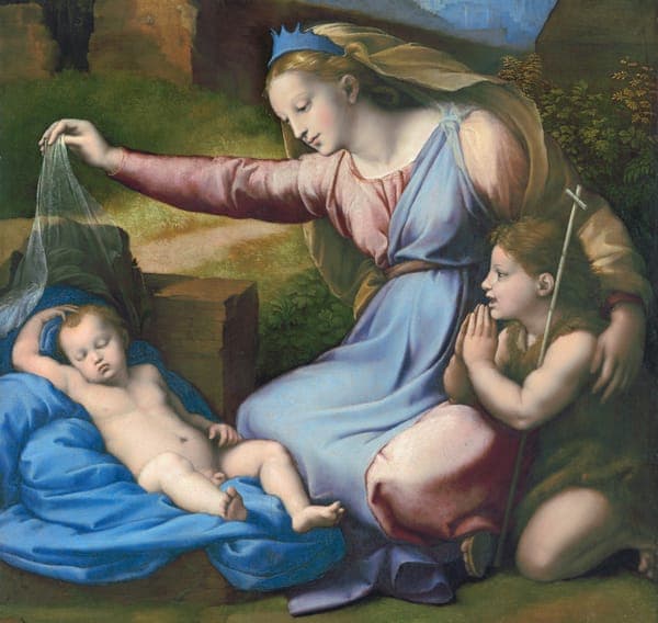 Madonna del diadema blu, 03