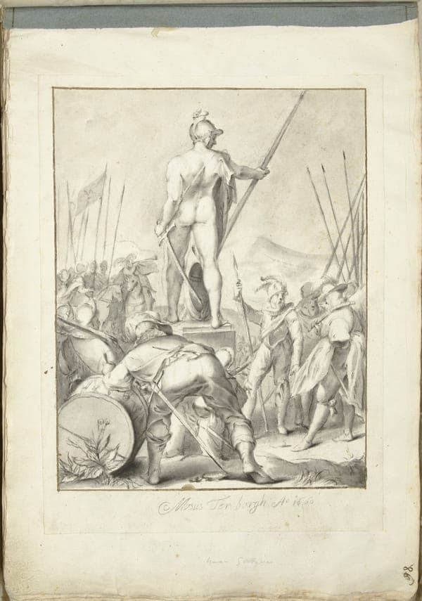 Mars, god van de oorlogskunsten, BI-1887-1463-86