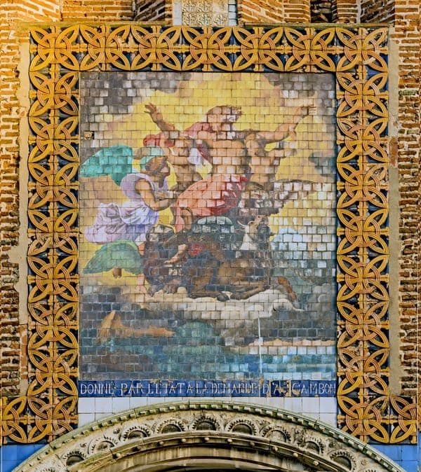 Montauban - L'église St Jacques - Mosaïque