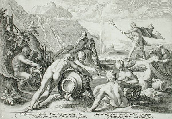 Neptune Plotting the Destruction of Man