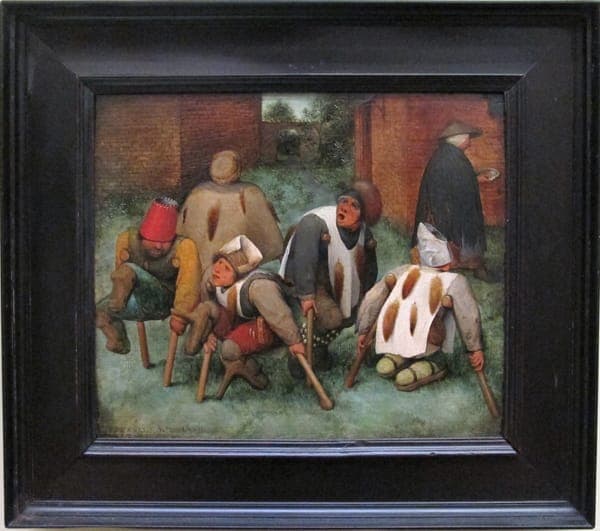 Pieter bruegel il vecchio, gli storpi, 1568