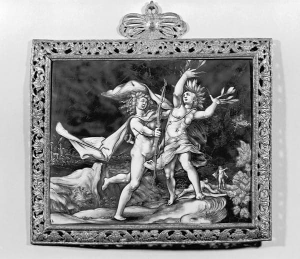 Plaque with Apollo and Daphne