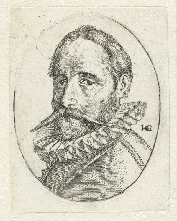 Portret Hans Bol, RP-P-1943-359