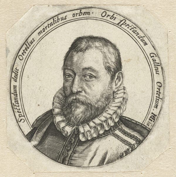 Portret van Abraham Ortelius, RP-P-OB-10.154