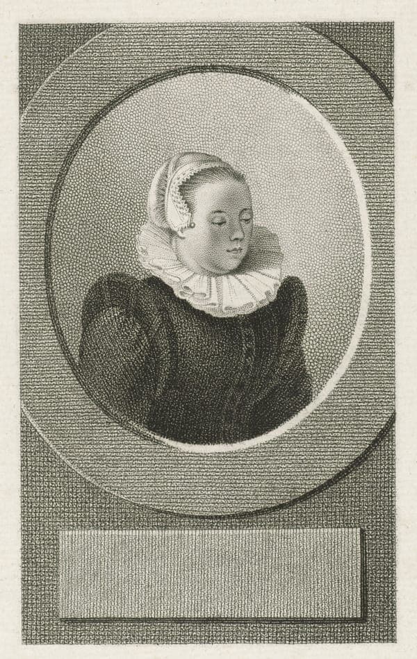 Portret van Anna Roemers Visscher, RP-P-OB-23.571