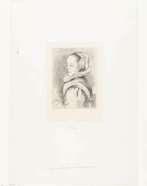 Portret van een jonge vrouw