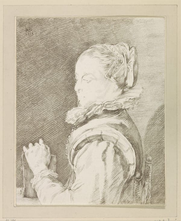 Portret van een jonge vrouw, RP-P-1977-421