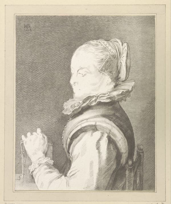 Portret van een jonge vrouw, RP-P-1977-422