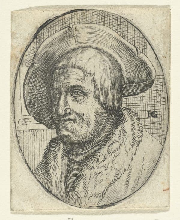 Portret van een man met een hoed