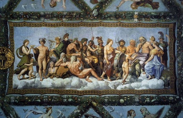 Psyche Received on Olympus 1517 RAFFAELLO Sanzio