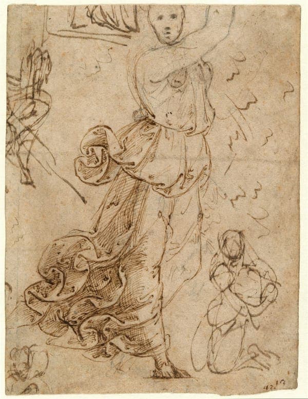 Raffael - Figurenstudien, um 1503