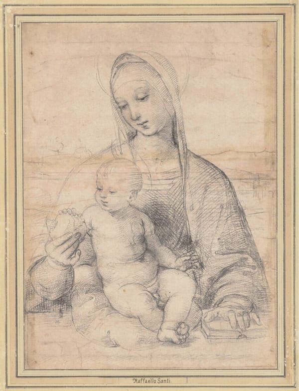 Raffaello - Die Madonna mit dem Granatapfel