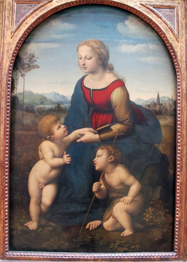 Raffaello, la belle jardinière, 1507 o 1508, 02