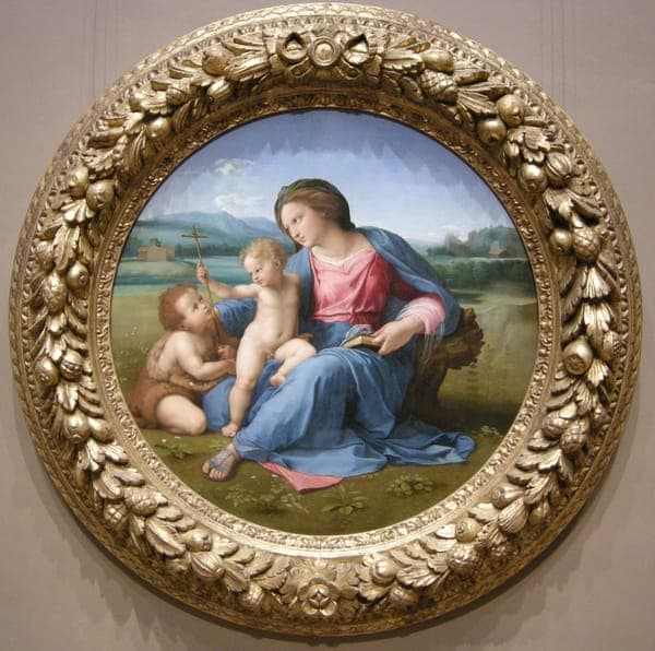 Raffaello, madonna d'alba, 1510 circa, 00