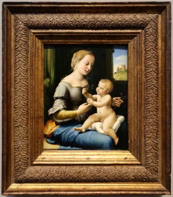 Raffaello, madonna dei garofani, 1506-07 ca. 01