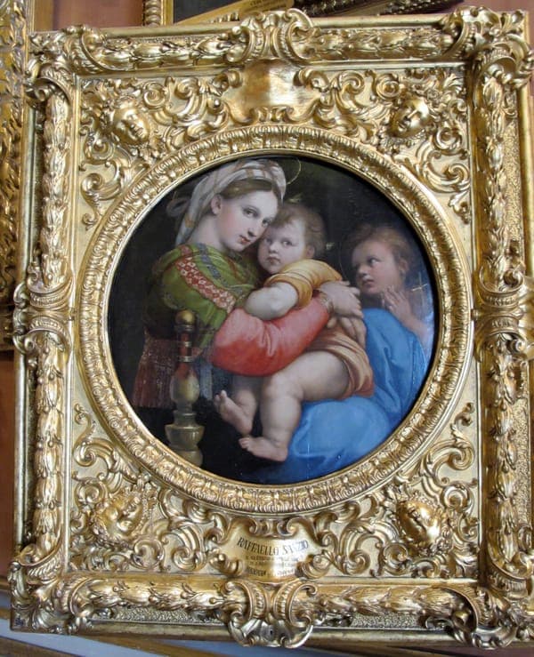Raffaello, madonna della seggiola, 1513+14 ca. 01