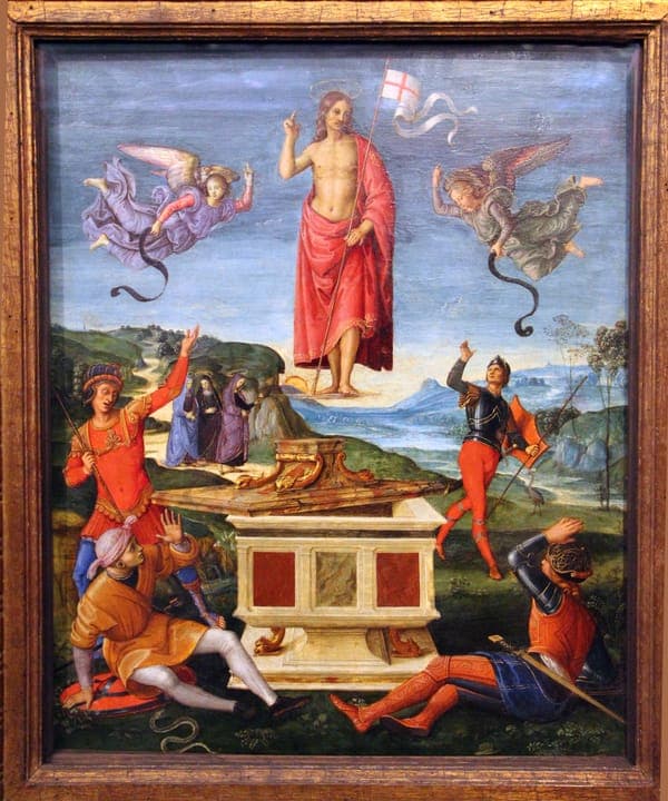 Raffaello, resurrezione di cristo, 1499-1502, 02