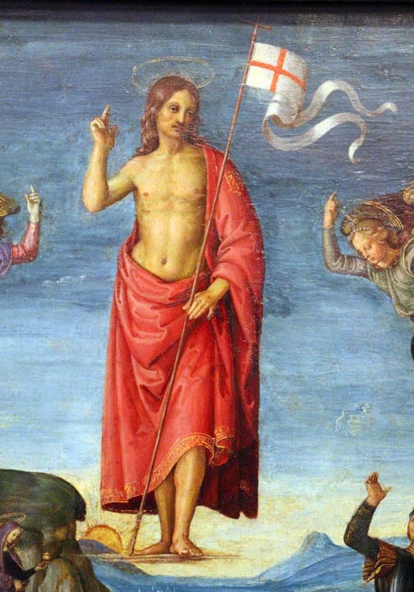 Raffaello, resurrezione di cristo, 1499-1502, 04