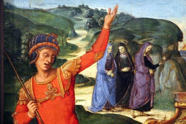Raffaello, resurrezione di cristo, 1499-1502, 07