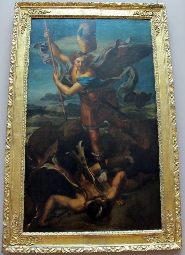 Raffaello, san michele (grande), 1518, 01