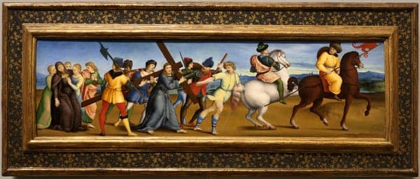 Raffaello sanzio, andata al calvario, 1504-05 ca