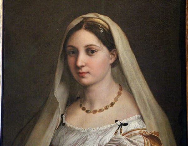 Raffaello sanzio, la velata, 1515 ca., 03