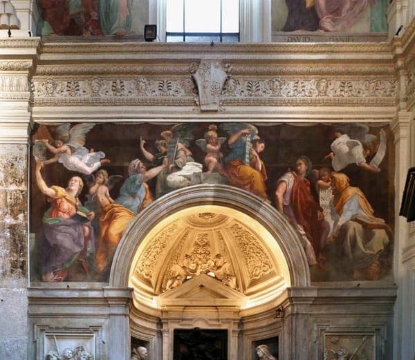 Raffaello, Sibille e angeli, 1514, 02