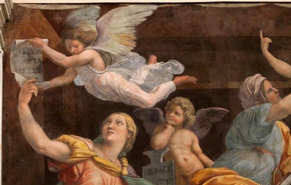 Raffaello, Sibille e angeli, 1514, 05