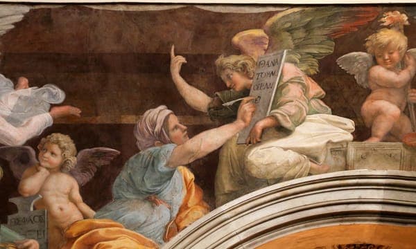Raffaello, Sibille e angeli, 1514, 07