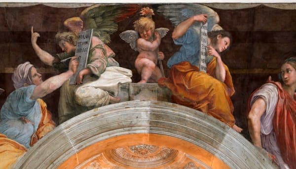 Raffaello, Sibille e angeli, 1514, 09