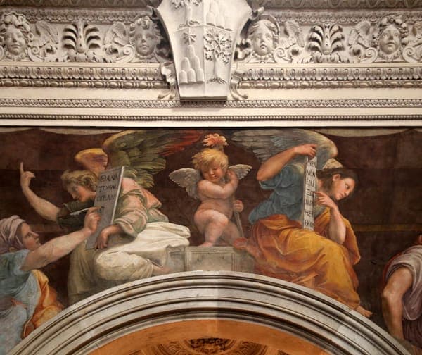 Raffaello, Sibille e angeli, 1514, 10