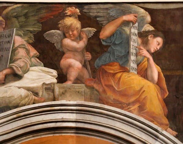 Raffaello, Sibille e angeli, 1514, 11