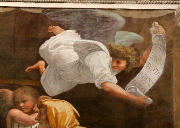 Raffaello, Sibille e angeli, 1514, 13