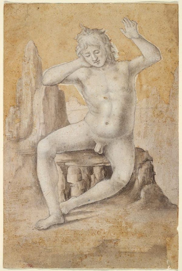 Seated Nude Youth, 1932.312