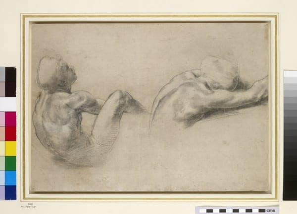 Recto Two nude Studies