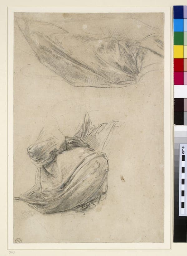 Two Studies of Drapery