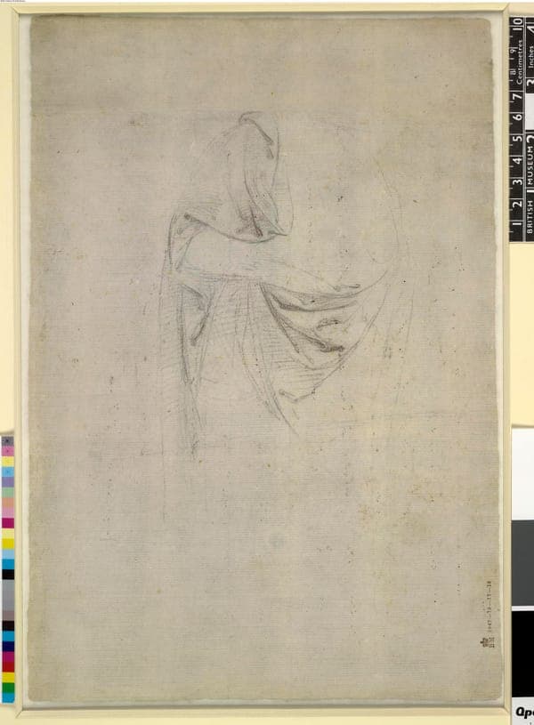 Verso Drapery study, 1947,1011.19