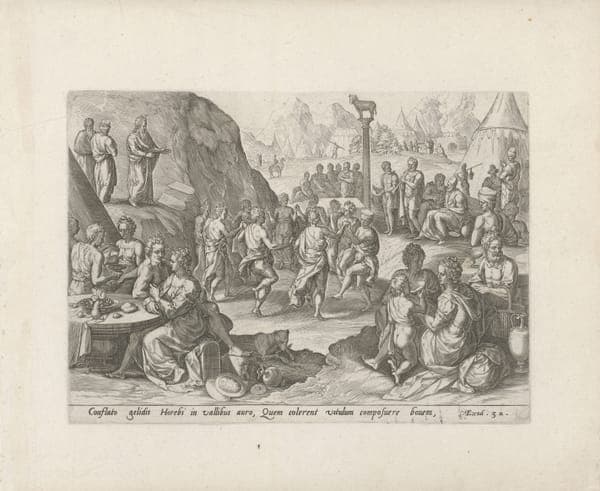 Dans rond het gouden kalf