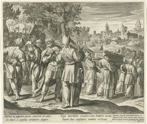 David vlucht voor Absalom