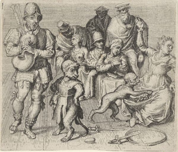 Fabel van de aap en vrouw