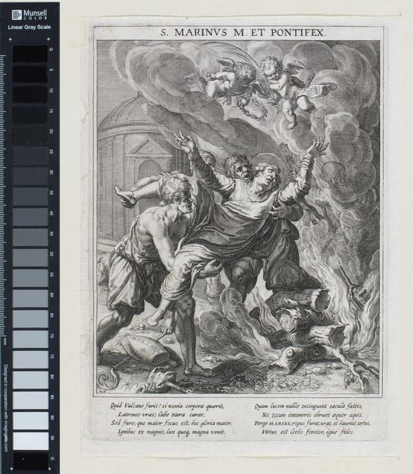 S. Marinvs M. et pontifex