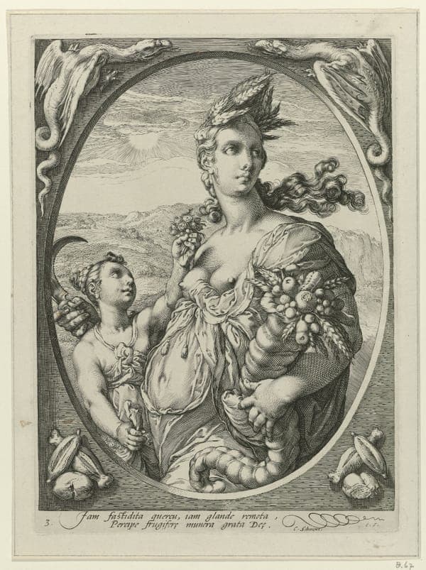 Bacchus, Venus en Ceres