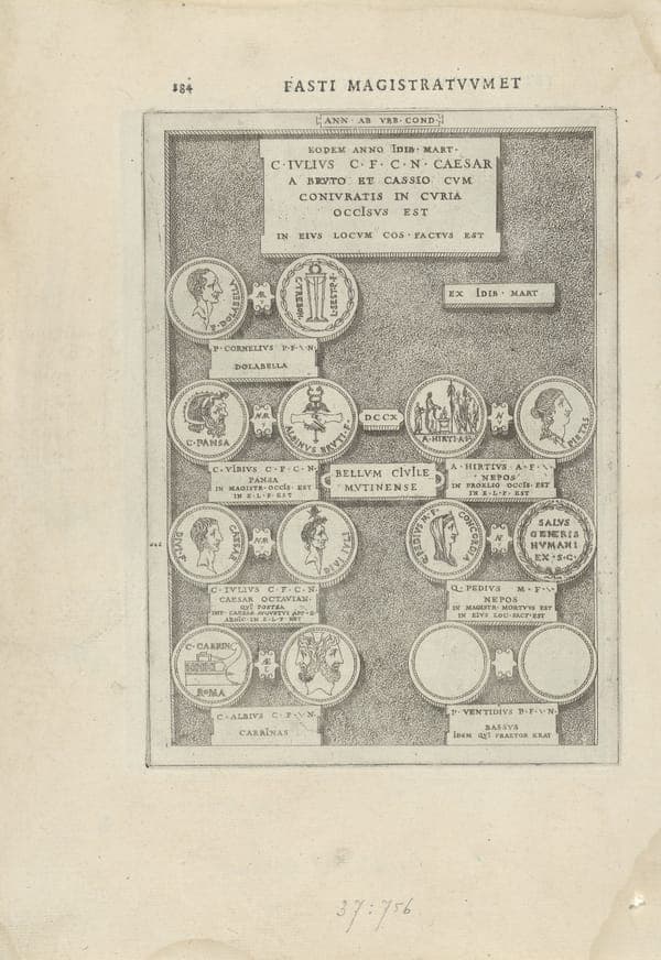 Zeven Romeinse munten