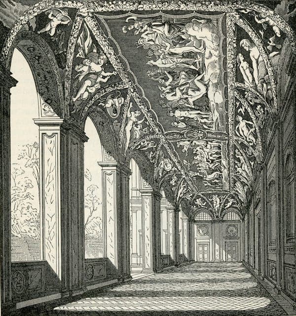 Roma galleria d’ingresso della Farnesina