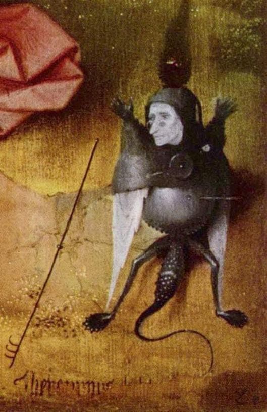 Saint John the Evangelist on Patmos, detail