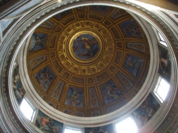 Santa maria del polpolo, cappella chigi cupola